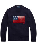 Navy Blue Logo Sweater 1