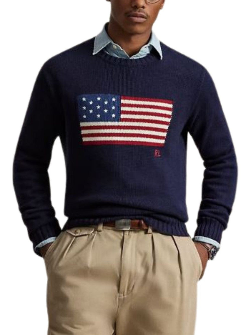 Navy Blue Logo Sweater 2