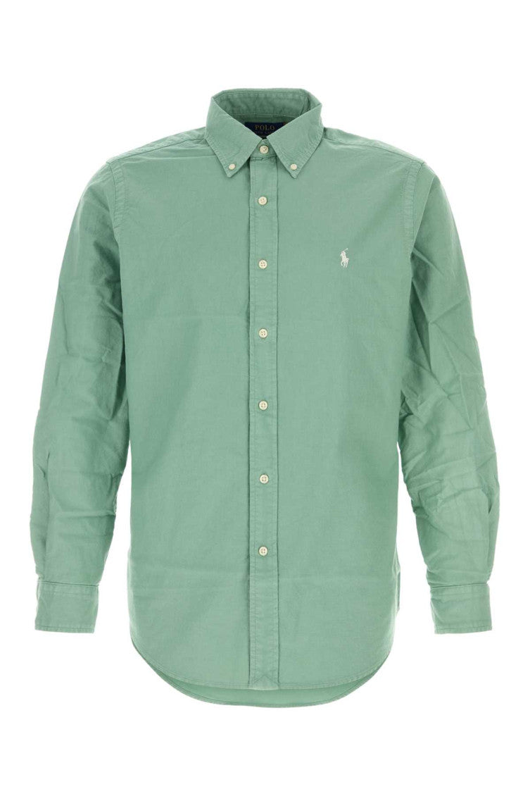 Green Regular Logo Shirt 1