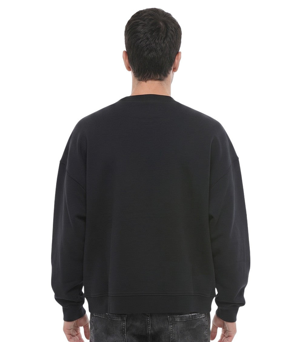 Black Crew Neck Sweatshirt 2