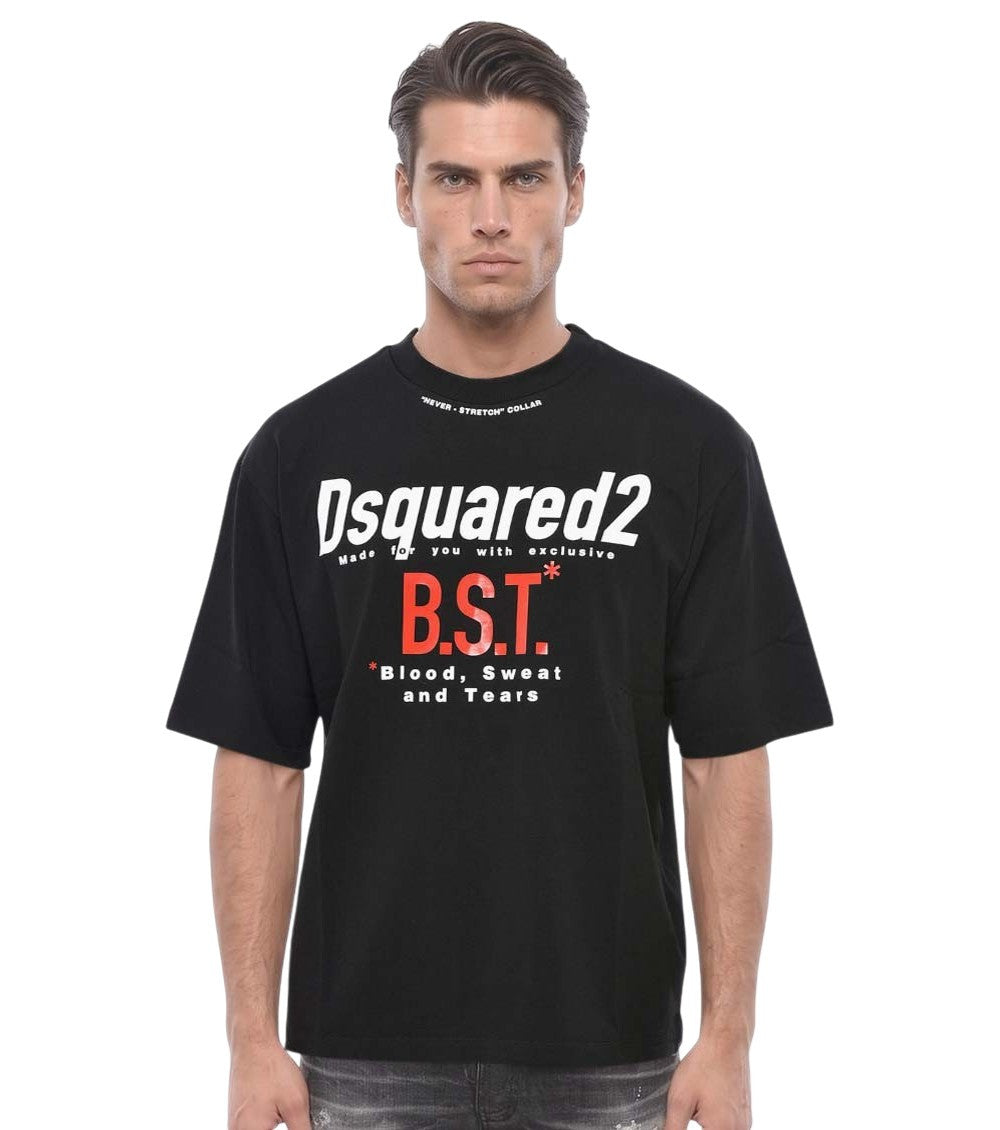Black Graphic Logo T-Shirt 1