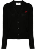 Black Ami De Coeur wool cardigan 1