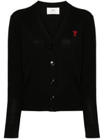 Black Ami De Coeur wool cardigan 1