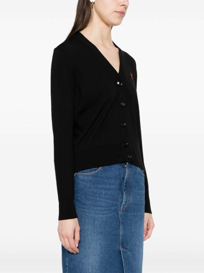 Black Ami De Coeur wool cardigan 3