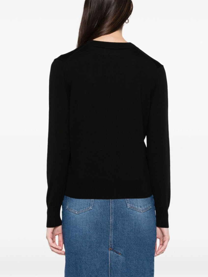 Black Ami De Coeur wool cardigan 4