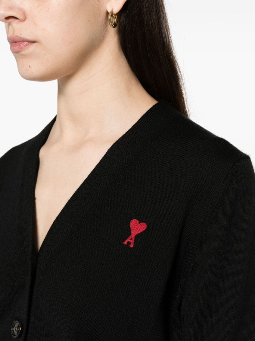 Black Ami De Coeur wool cardigan 5