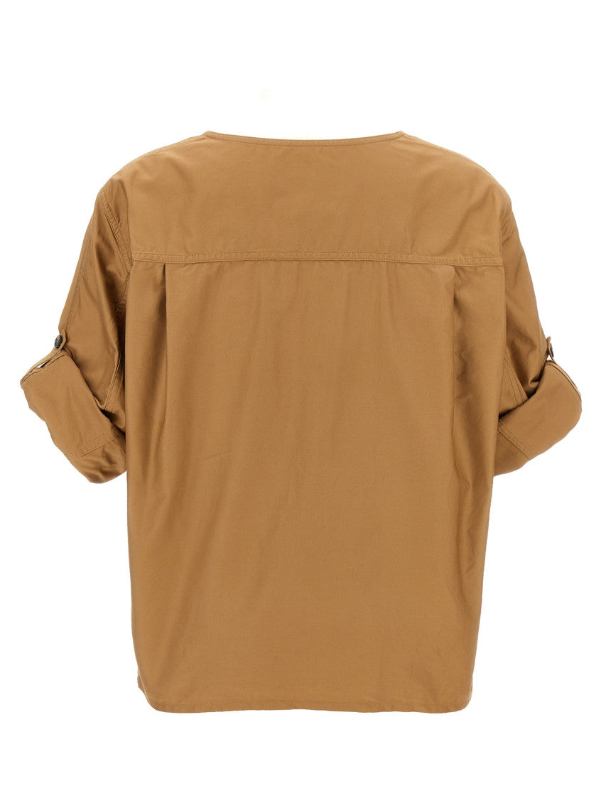 Beige Twill Blouse 3