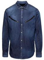 Denim Long-sleeved Shirt 1