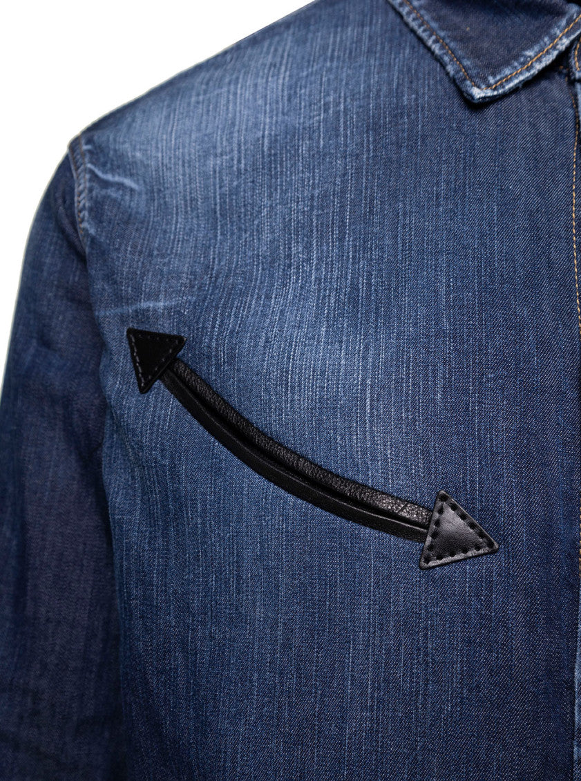 Denim Long-sleeved Shirt 3