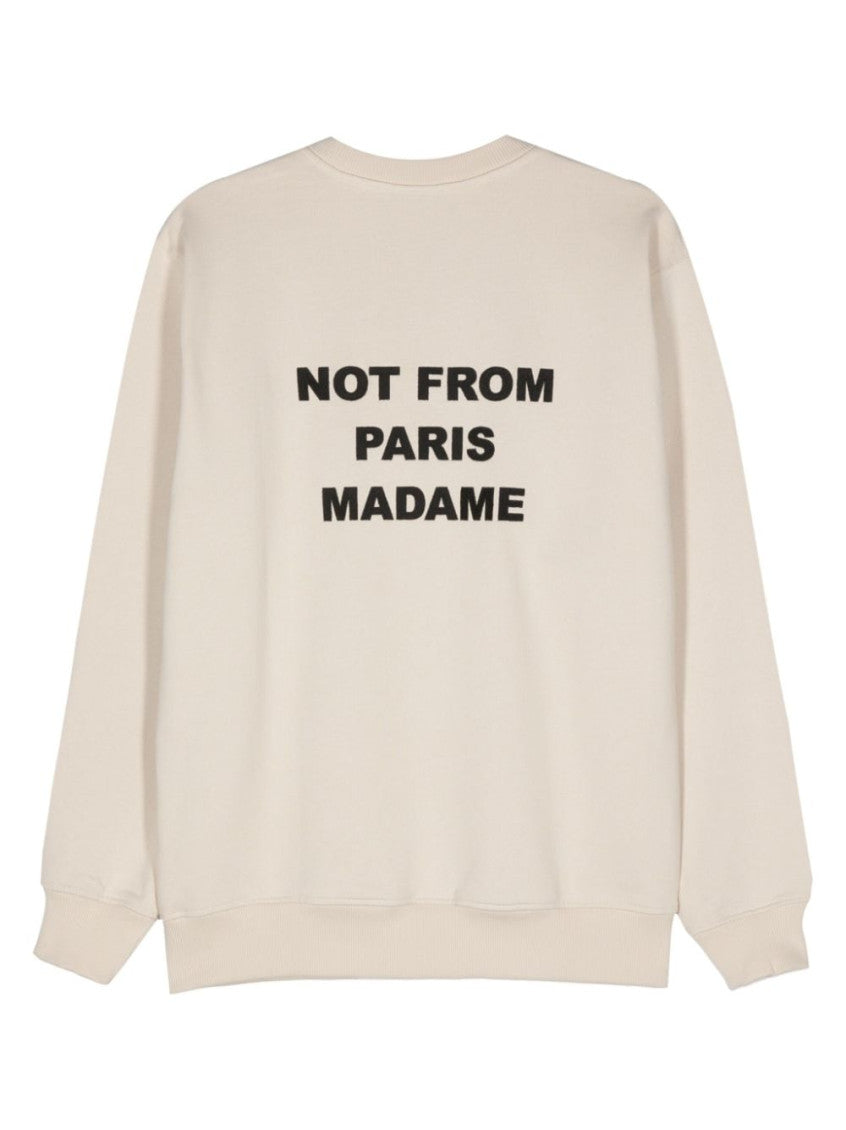 Beige Sweatshirt with logo 2