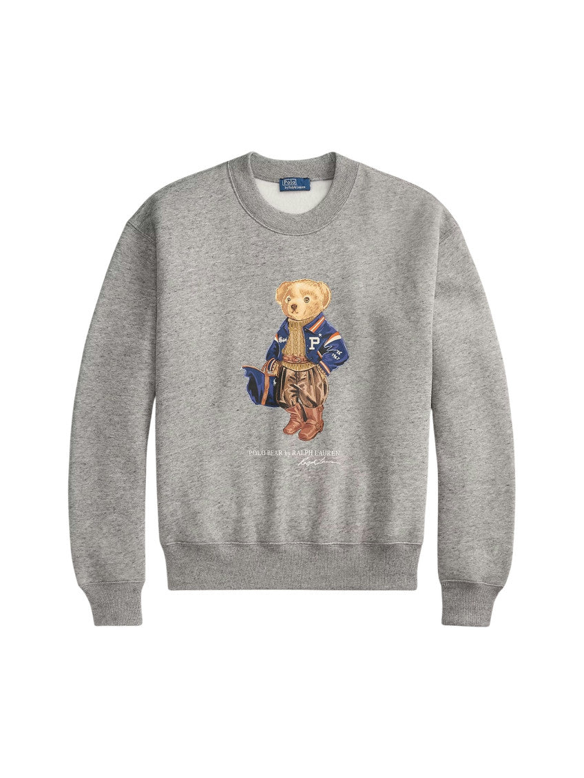 Grey Graphic Crew Neck Sweatshirt 1