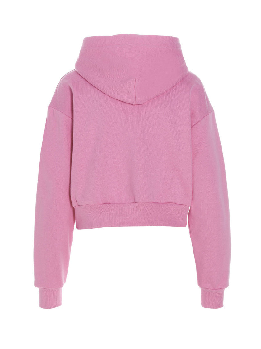 Pink Logo Hood Sweatshirt 2