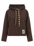 Brown Logo Hood Sweatshirt 1