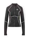 Black Logo Mock Collar Sweatshirt 1