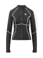 Black Logo Mock Collar Sweatshirt 1