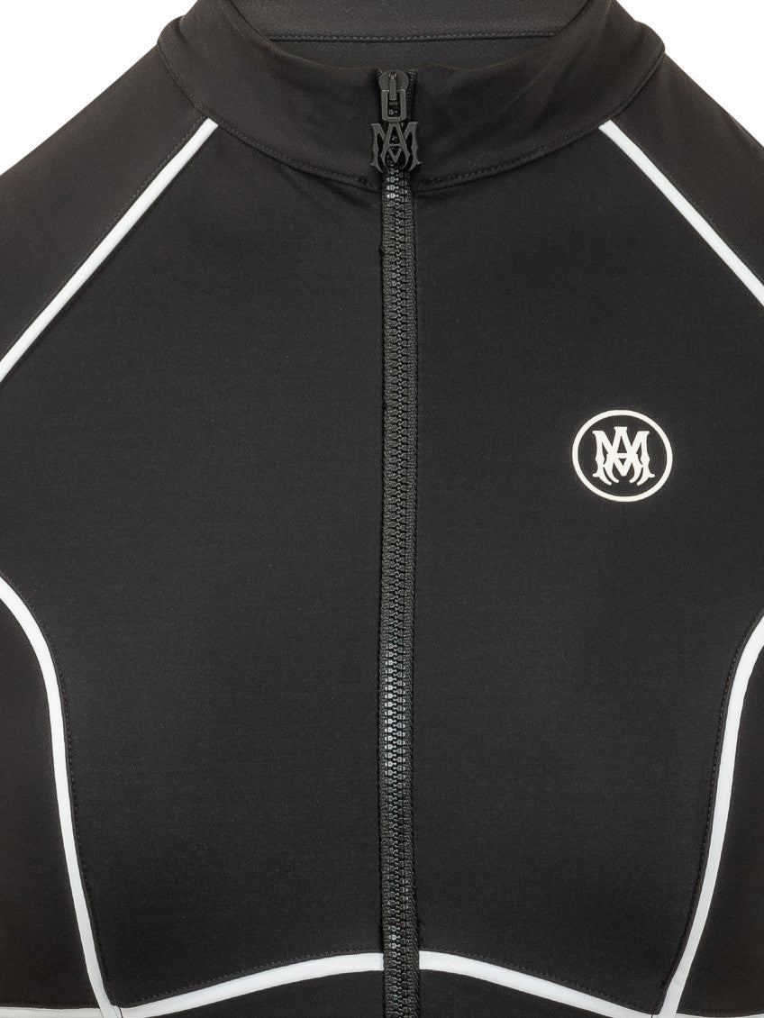Black Logo Mock Collar Sweatshirt 3