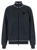 Blue Logo Mock Collar Sweatshirt 1