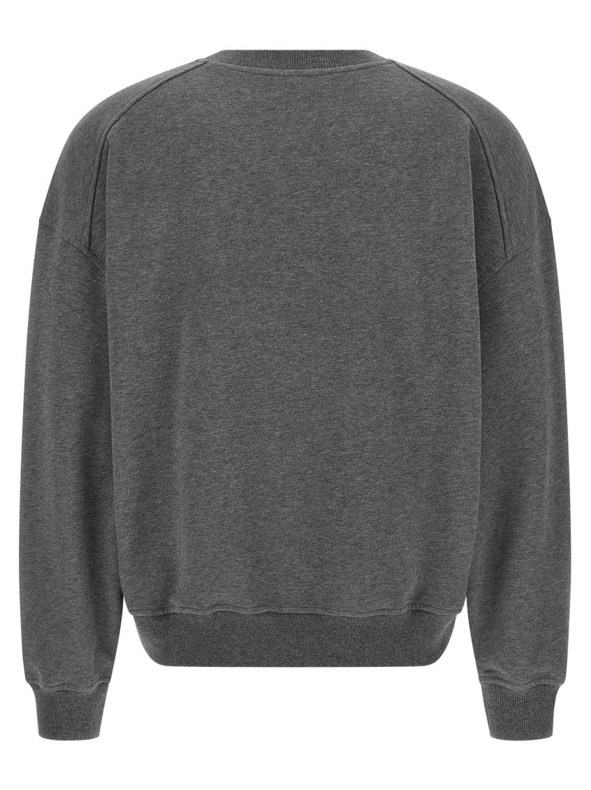 Grey Logo Crew Neck Sweatshirt 2