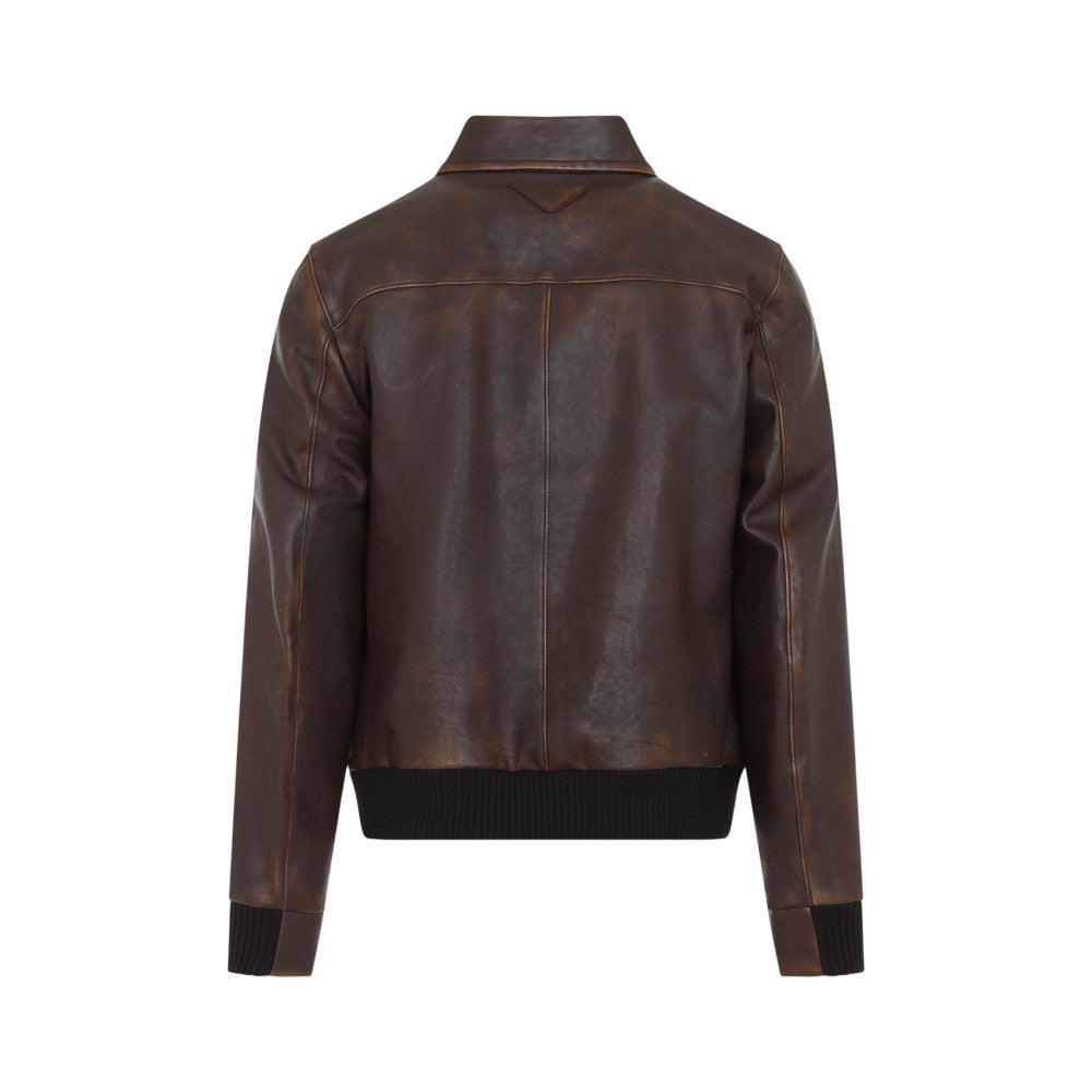 Brown Shirt Collar Jacket 2