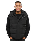 Black Quilted Hood Jacket 1