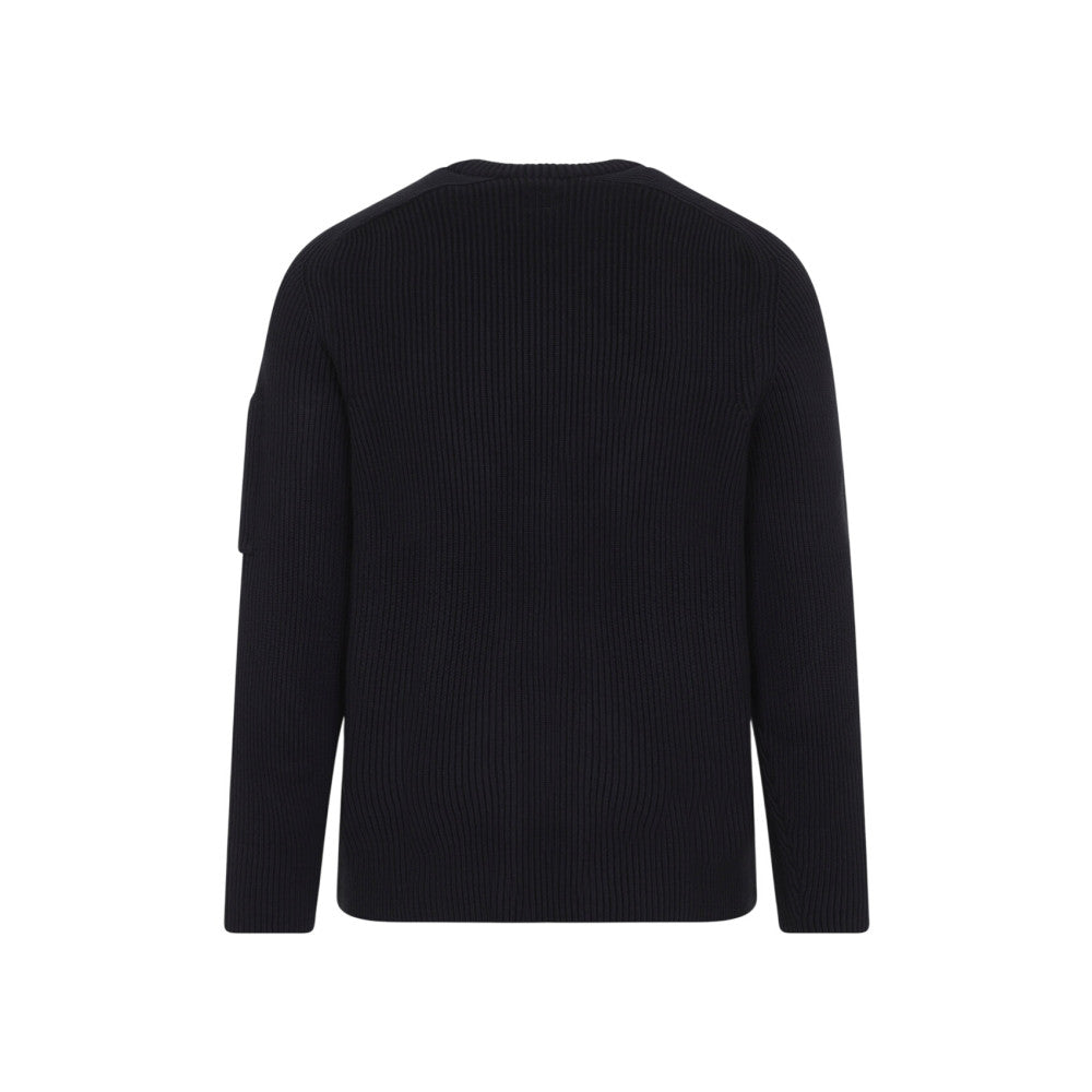 Black Crew Neck Sweater 2