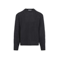 Black Knitted Regular Sweater 1
