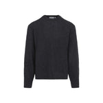 Black Knitted Regular Sweater 1