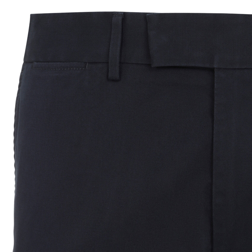 Navy Blue Slim Pants 3