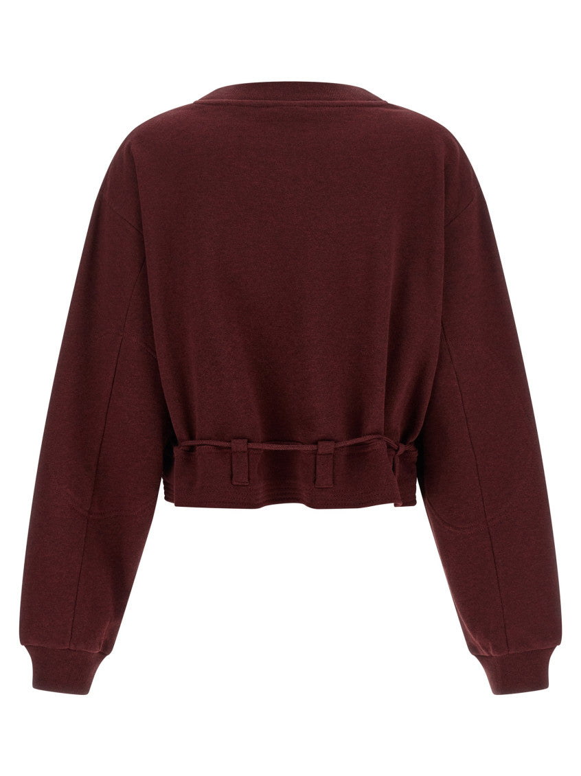Maroon Crew Neck Sweatshirt 2