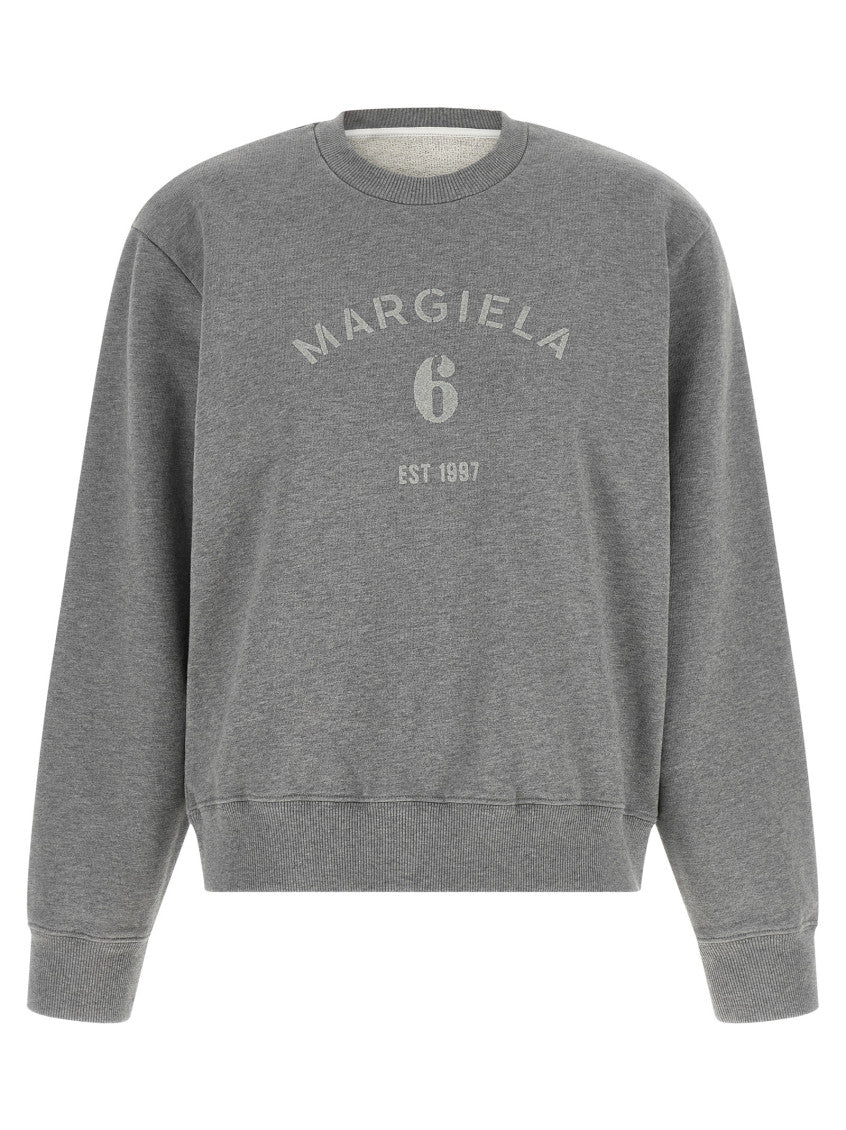 Grey Crew Neck Sweatshirt 1