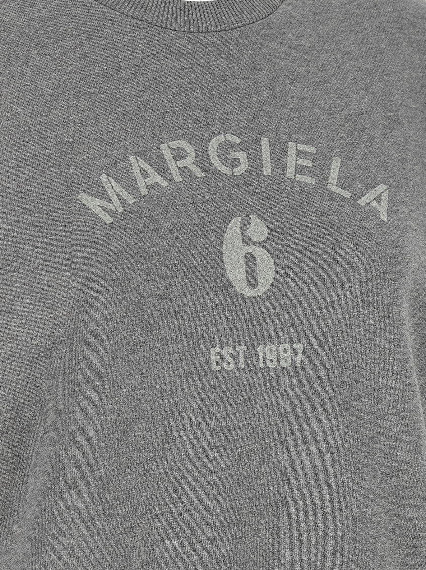 Grey Crew Neck Sweatshirt 4
