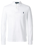 White Raglan Sleeves Polo 1