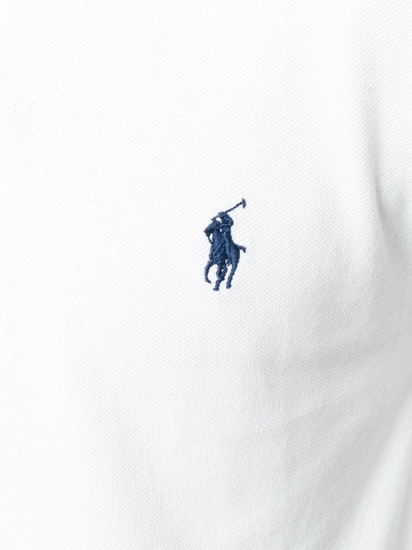 White Raglan Sleeves Polo 2