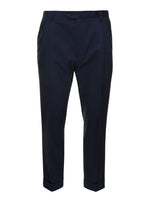 Dark Blue Tailored Trousers 1