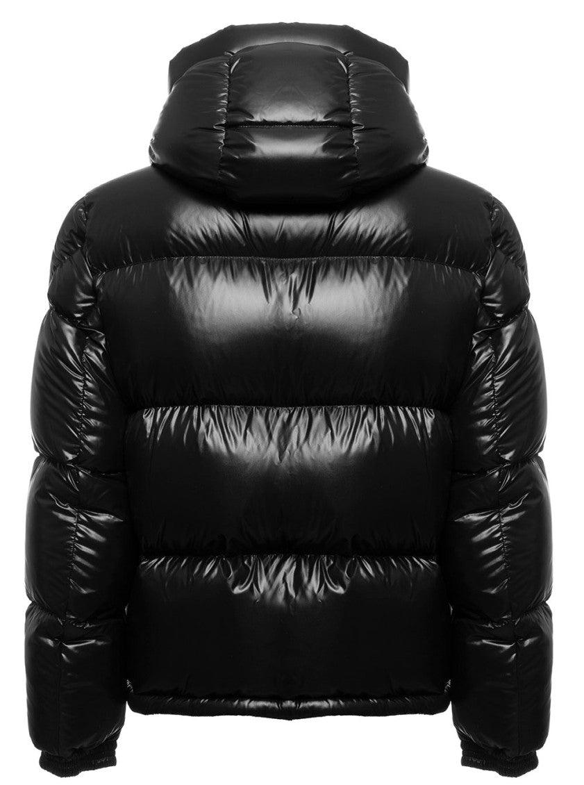Black Quilted Down Jacket 2