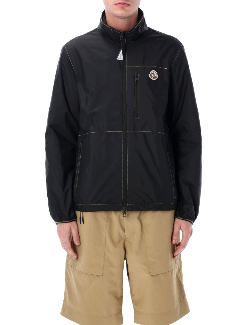 Black Mock Collar Jacket 1