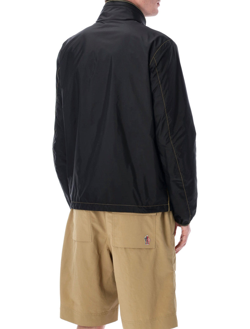 Black Mock Collar Jacket 2