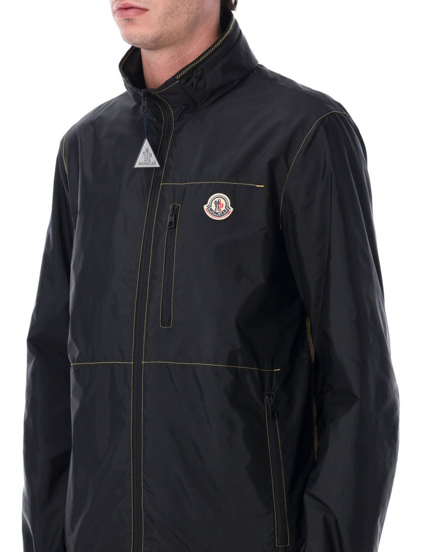 Black Mock Collar Jacket 3