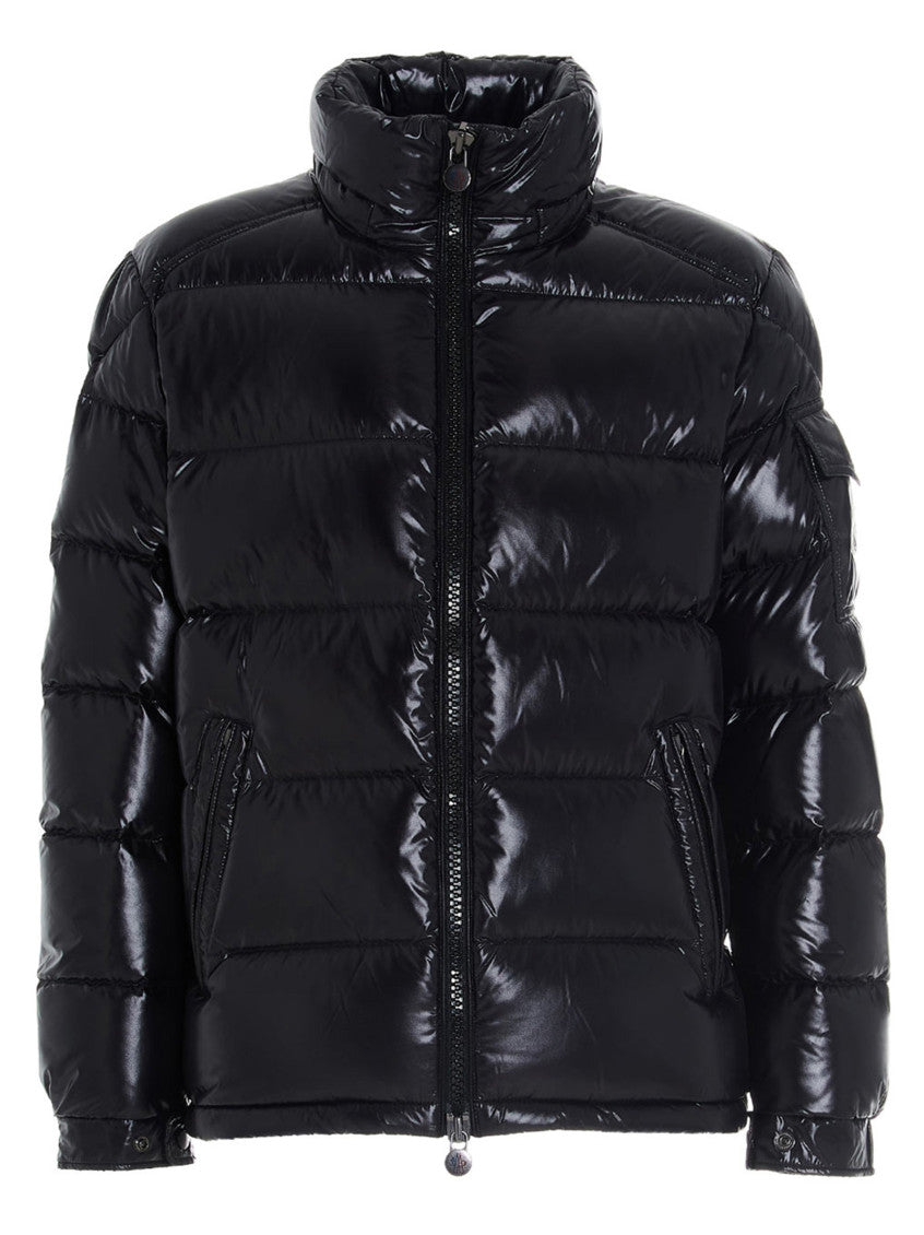 Black Quilted Regular Jacket 1