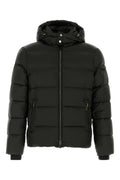 Dark Green Quilted Down Jacket 1