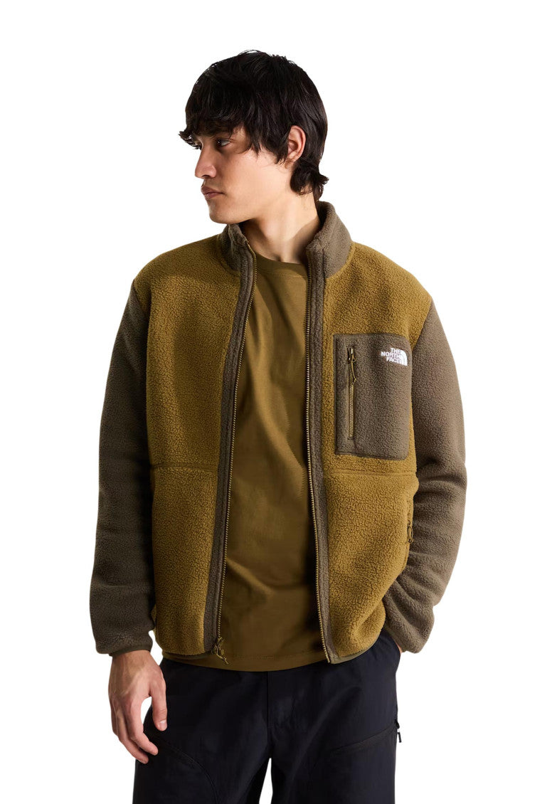 Olive Brown Fleece Jacket 2