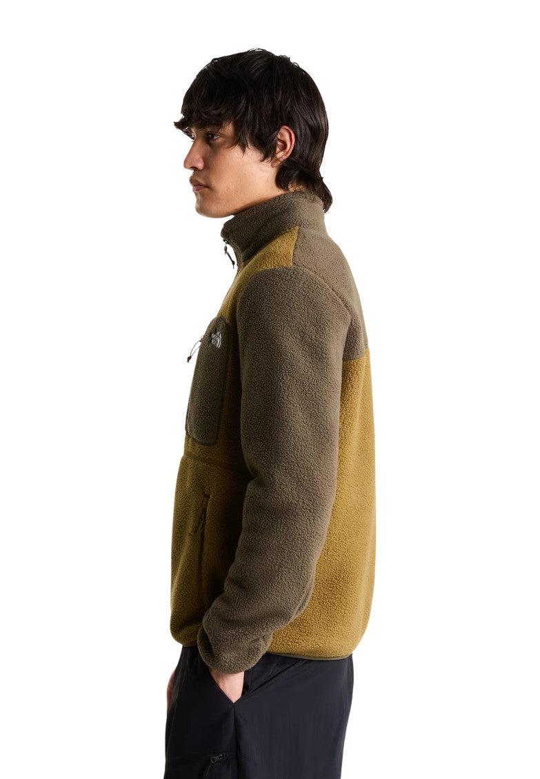 Olive Brown Fleece Jacket 3