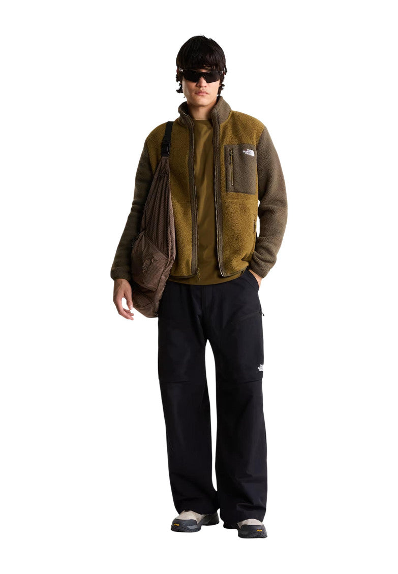 Olive Brown Fleece Jacket 4