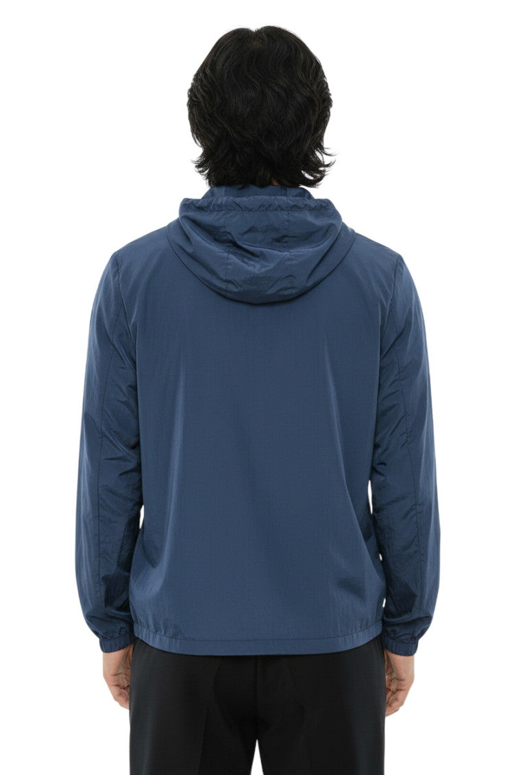 Blue Regular Hood Jacket 2