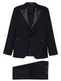 Black Single Breasted Suit 1