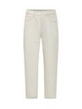 White Regular Solid Jeans 1