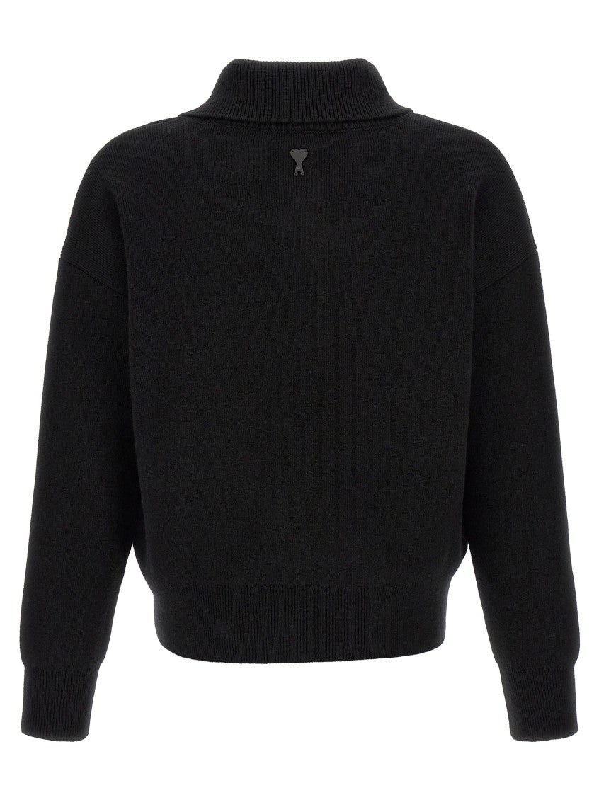 Black Button-Up Sweater 2