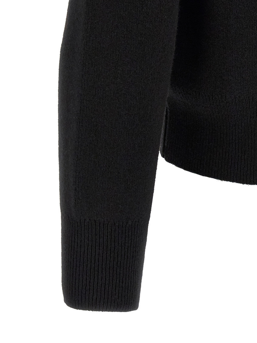 Black Button-Up Sweater 4