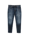 Blue Distressed Jeans 1