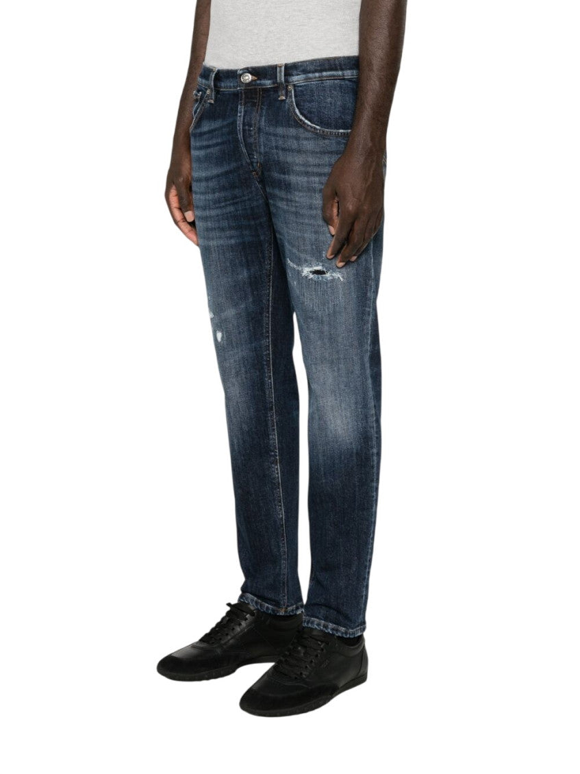 Blue Distressed Jeans 2